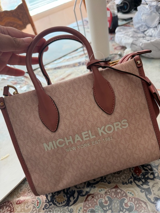 Michael Kors Handbags - Michael Kors Blush Pink Canvas tote